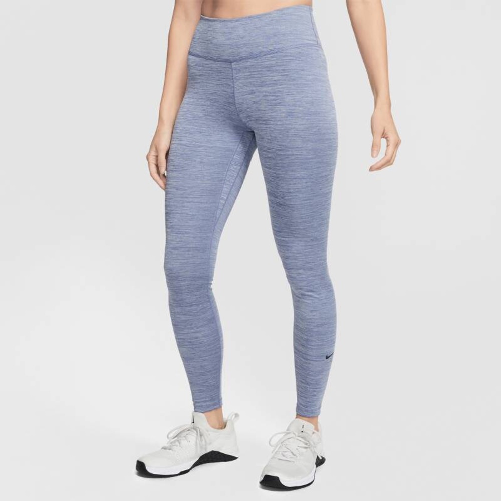 Nike One Dri-Fit Workout Leggings. Blue NEW - Picture 2 of 5